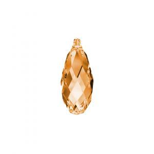 Briolette pendant 6010 mm 17,0x 8,5 crystal copper