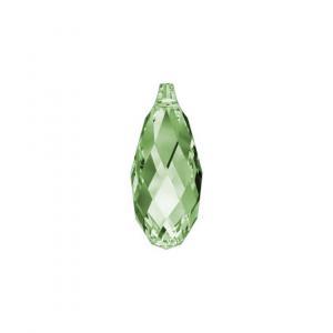 Briolette pendant 6010 mm 17,0x 8,5 peridot